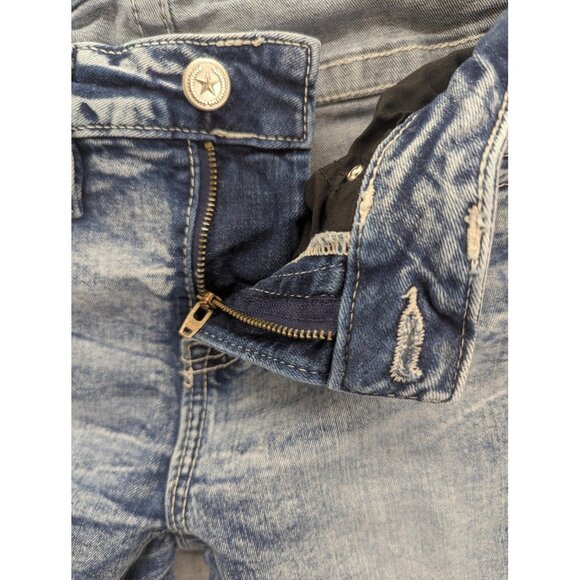 Stella in dreams Jeans Womens 9/29 Blue Bootcut Embroidered Western Bull Skull - Picture 13 of 16